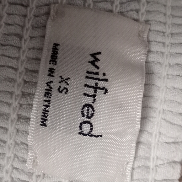 WILFRED Floral Watercolor Print Crop Top - Picture 4 of 5